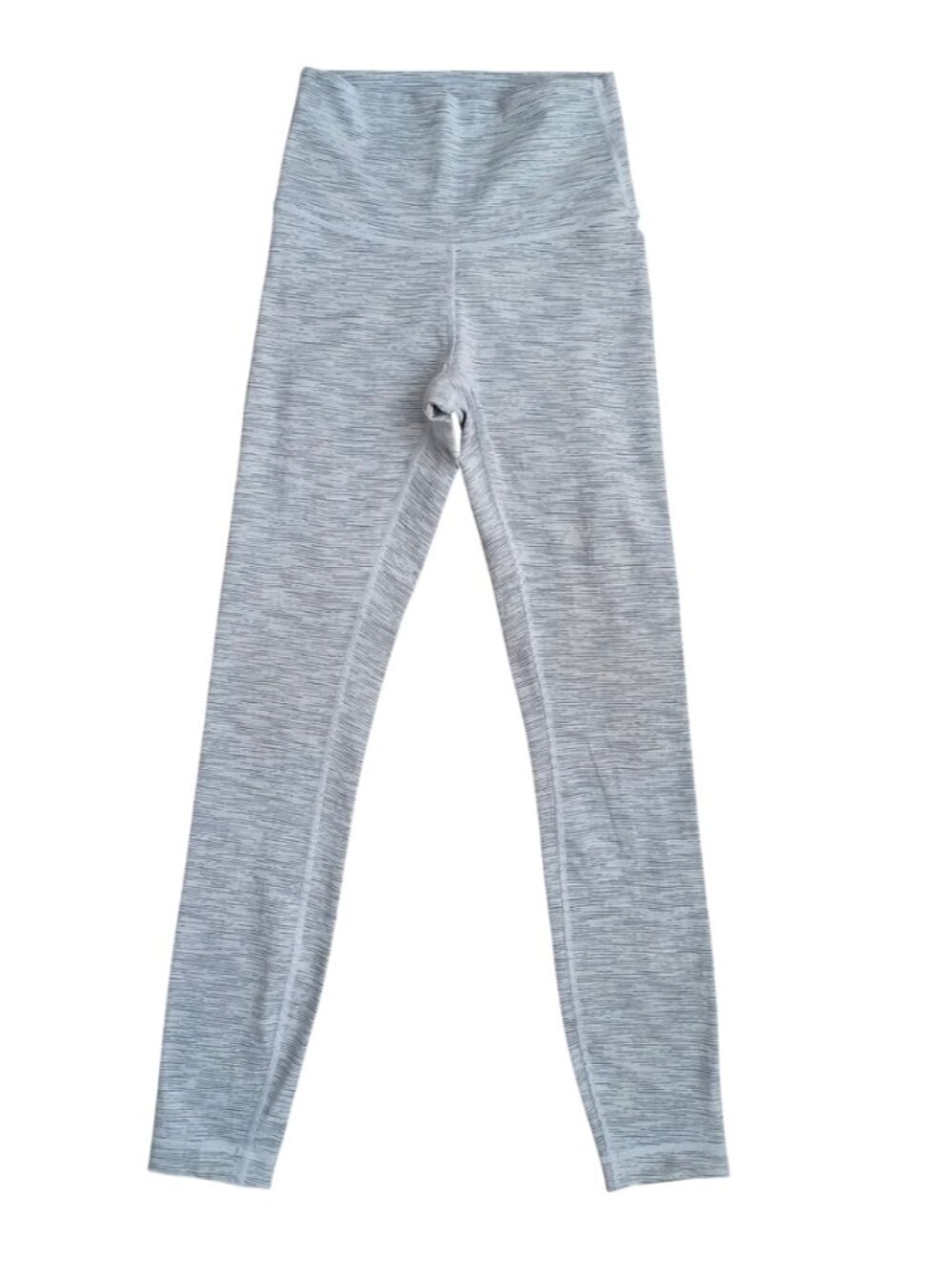 Lululemon High-Rise Leggings Size 2 Grey Space Dye Heathered Full Length